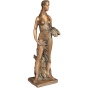 Frontansicht der Bronzeskulptur "Sommer"