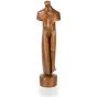 Frontansicht der Bronzeskulptur "Torso"