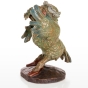 Edition Strassacker Bronzeskulptur "Die Braut: die Amsel"