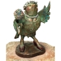 Edition Strassacker Bronzeskulptur "Die Braut: die Amsel"