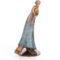 Seitenansicht der Bronzefigur "Zeit"