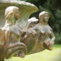 Bronzeskulptur "Griechische Sphinx" als Wasserspeier