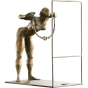 Frontansicht der Bronzefigur "Die neue Halskette"