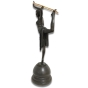 Seitenansicht der Bronzefigur "Orientalische Tänzerin"