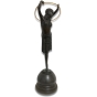 Seitenansicht der Bronzefigur "Orientalische Tänzerin"