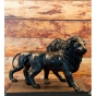 Bronzeskulptur "Löwen stehend 2er Set"