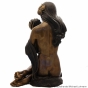 bronze Frau offene haare