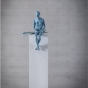Bronzeskulptur "Icaro" von Raffaella Benetti