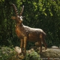 Bronzefigur Steinbock