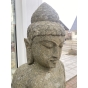 Stehender Buddha Basanit "Rad der Lehre", 175cm