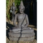 Thailändischer Steinguss-Buddha, sitzend 100cm