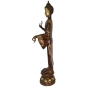 Stehender Buddha aus Messing - Einzelstück - 83,5cm