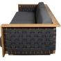 Cane-line Angle 3-Sitzer Lounge Sofa inkl. Kissen