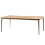 Cane-line Core Esstisch Alu / Teak 210x90cm