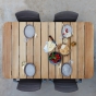 Cane-line Core Esstisch Alu / Teak 160x90cm
