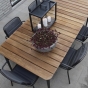 Cane-line Core Esstisch Alu / Teak 274x90cm