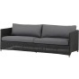 Cane-line Diamond Weave 3-Sitzer Loungesofa inkl. Kissen