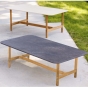 Cane-line Twist Couchtisch, rechteckig mit Teak