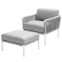 lounge sessel Geflecht