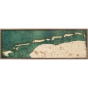 Cutting Brothers 3D-Holzkarte "Ostfriesische Inseln"