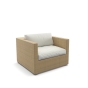 DEDON Lounge Sessel in bleach inkl. Kissen