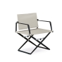 DEDON Seax Loungesessel black pepper sail dove