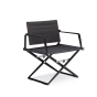 DEDON Seax Loungesessel black pepper sail shade