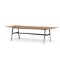 DEDON SEAX Esstisch 100x280cm, Gestell weiß