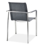 design Gartenstuhl silber
