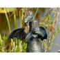 Gartenfigur Drache aus Bronze