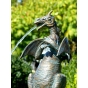 Wasserspeiender Drache aus Bronze