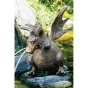 Wasserspeier Drache aus Bronze