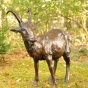 Ziege gartenskulptur ziegenbock 