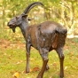 BronzeZiege Gartenfigur skulptur 