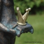 Froschkönig Ottmar als Wasserspeier