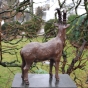 Bronzesteinbock Bronzeskulptur 