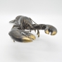 Messingskulptur "Hummer"