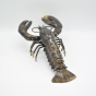 Bronzefigur Hummer von hinten