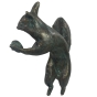 Eichhörnchen aus Bronze als Gartenfigur 