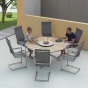 Sitzgruppe mit Oryx Edge Tisch und Setax Sesseln