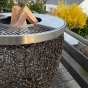 rufer.swiss "drato Amore" Feuerschalengrill mit o-teppanyaki