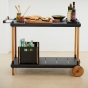 Teewagen Frame aus Teak und Aluminium