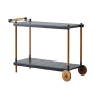 Cane-line Trolley aus Teak und Aluminium