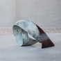 Bronzeskulptur "Ocean Wave" von Vera Borghgraef