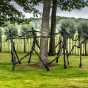 Gardeco Bronzeskulptur To Celebrate und to cheer als Kreis von Ann Vrielinck