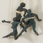 Bronzeskulptur "Interlace" von Jacques Vanroose