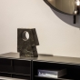 Bronzeskulptur "Smile" von Marc Caelenberghe