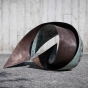 Bronzeskulptur "Ocean Wave" von Vera Borghgraef
