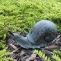 Lustige Schnecke aus Bronze.