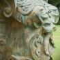 Bronzeskulptur "Griechische Sphinx" als Wasserspeier